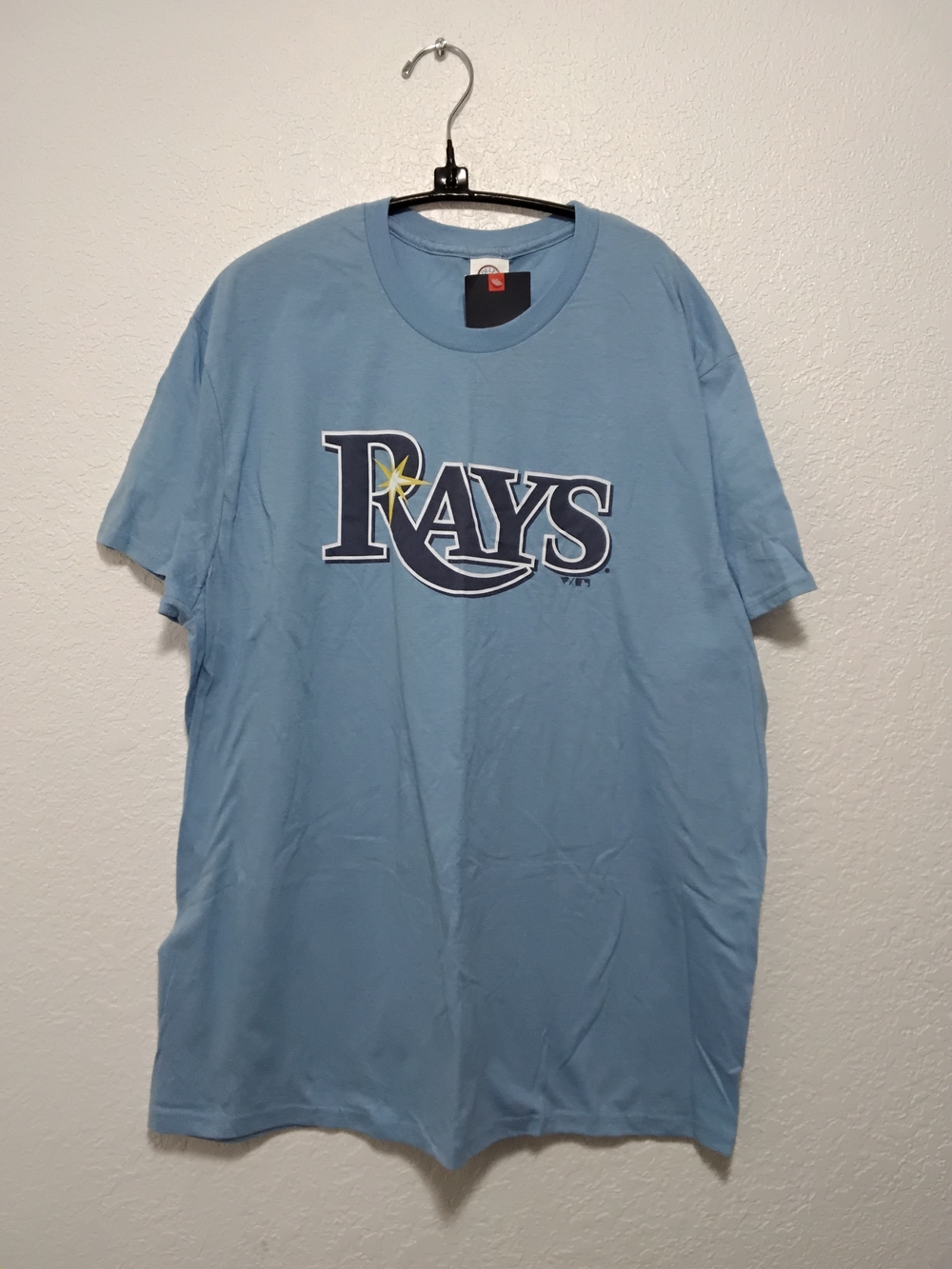 Delta Light Blue Tampa Rays Graphic Tee Size Xl